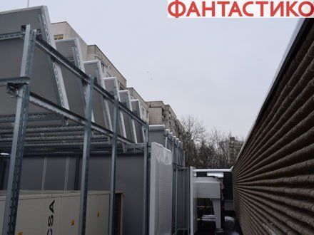 Soundproofing of air conditioning units - Fantastiko supermarket