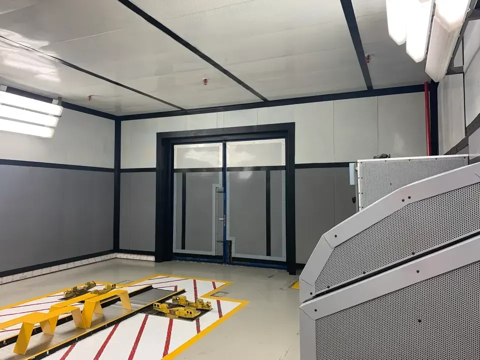 Industrial Acoustic Treatment for Vehicle Testing Room