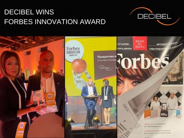 DECIBEL Wins  Product Innovation Award at Forbes Forum 2022