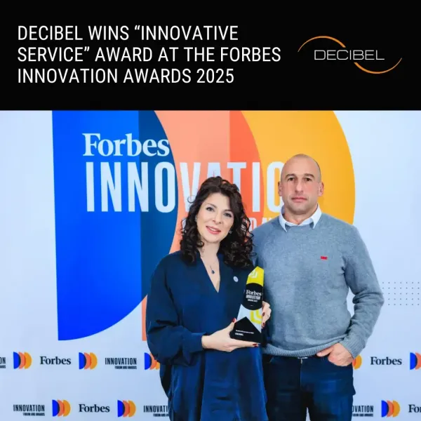DECIBEL Wins in the Innovative Service Category at the Forbes Innovation Awards 2025