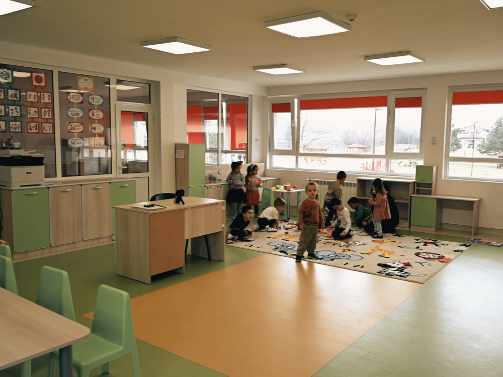 Acoustic Improvement in a Kindergarten