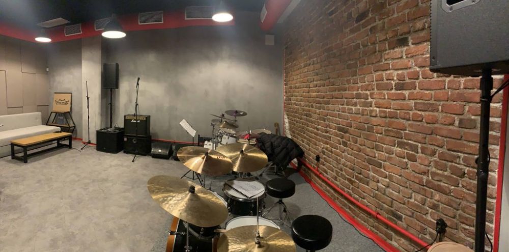 Private double drum studio