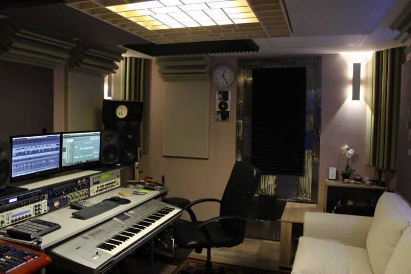 Acoustics in Avocal recording studio