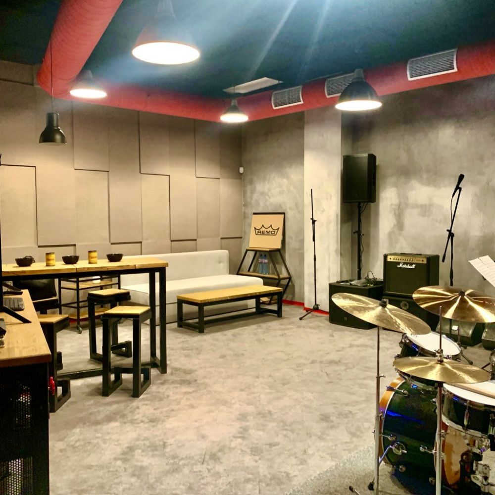 Private double drum studio