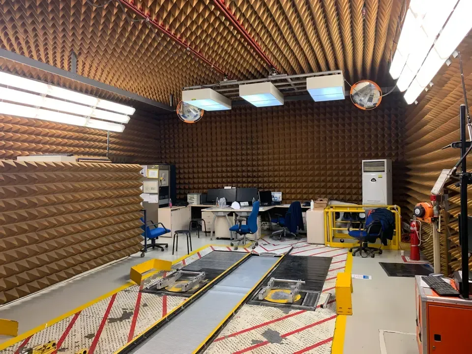 Industrial Acoustic Treatment for Vehicle Testing Room