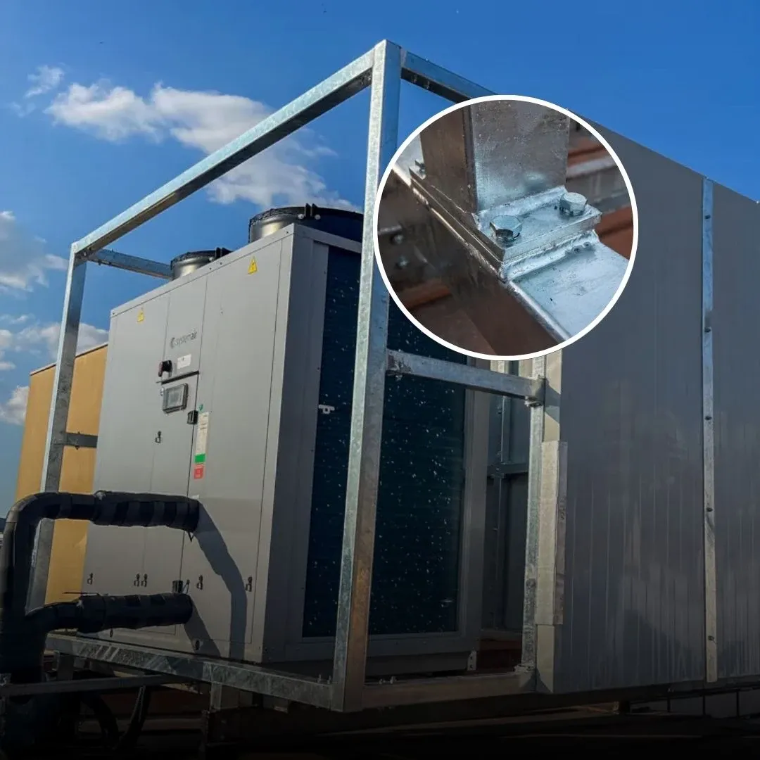 Soundproofing of Rooftop AC Unit with PZP Panels 