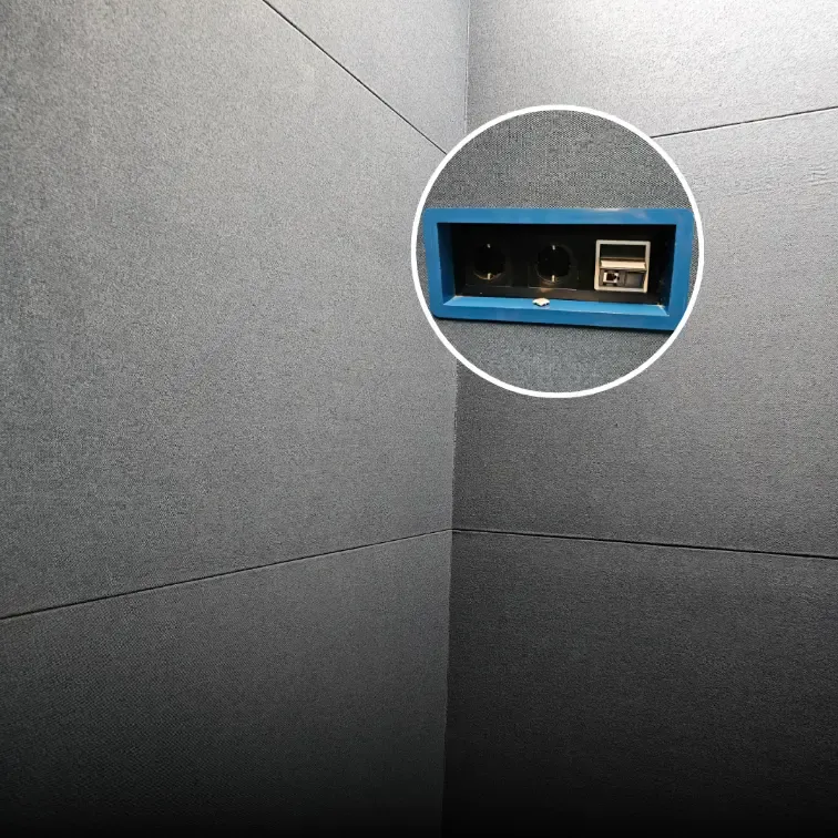 Acoustic Treatment for Office Phone Booths