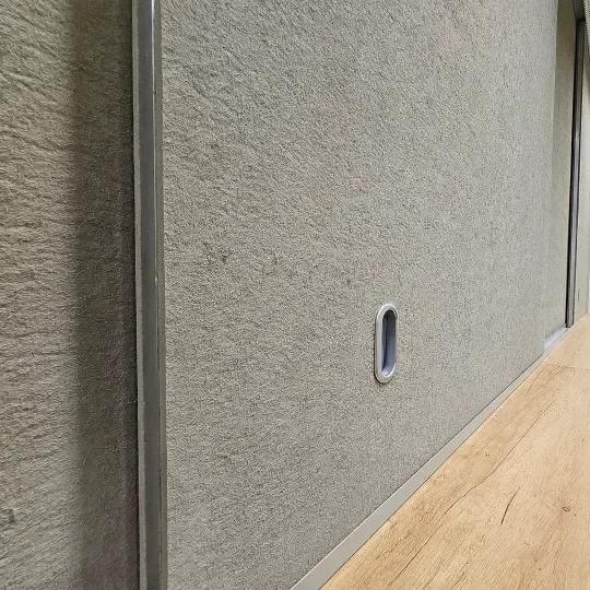 Custom Moving Separator Wall for Bank Office