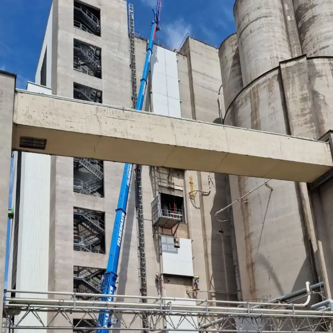 Soundproofing of a cement factory in Austria