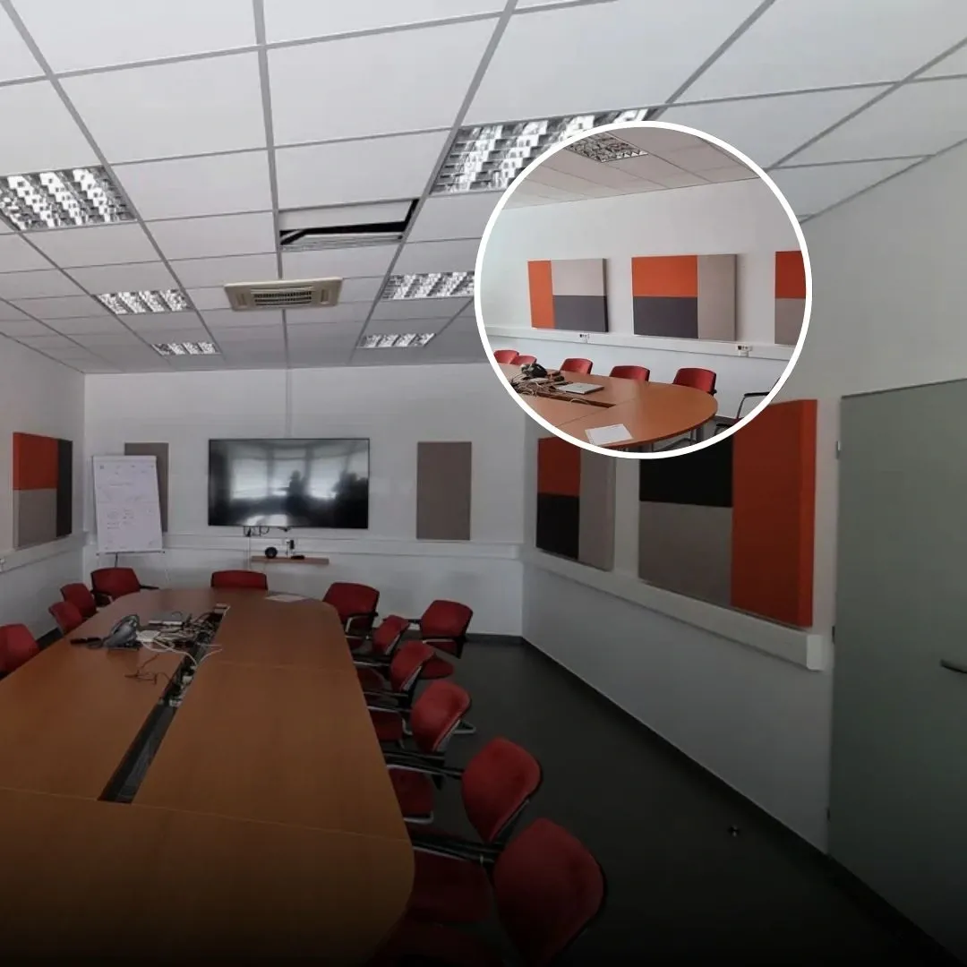 Acoustic Upgrade for CESAM’s Meeting Room with Wall Panels