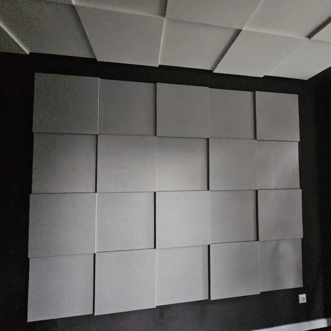 Home Podcast and Music Studio with Echo Wall Acoustic Panels