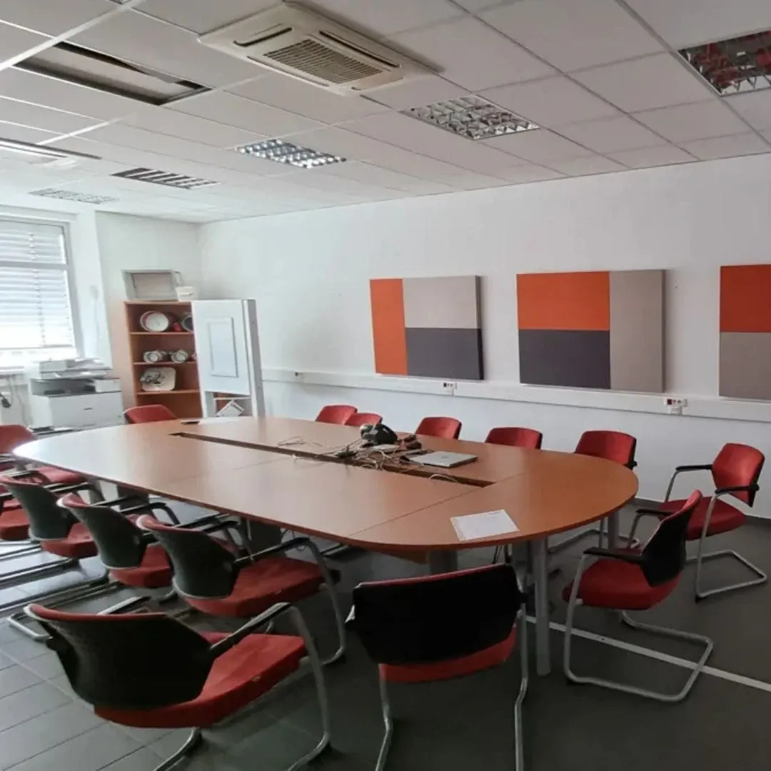 Acoustic Upgrade for CESAM’s Meeting Room with Wall Panels