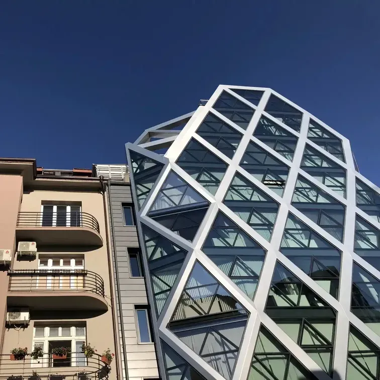 Noise from the European Parliament building