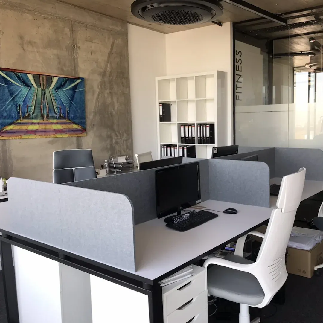 Acoustic Desk Separators for Open-Plan Office Noise Control