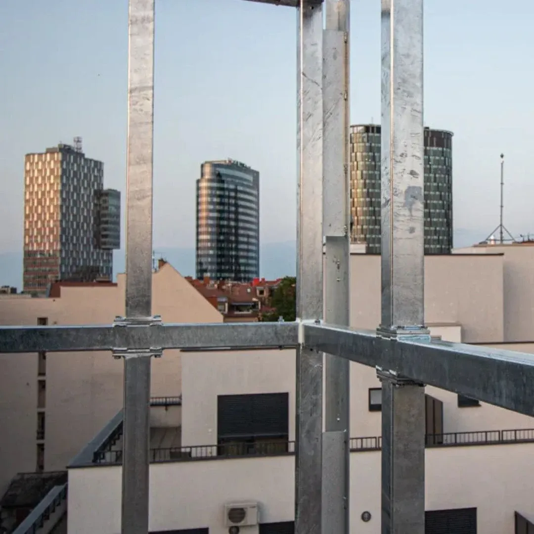 Soundproofing of Rooftop AC Unit with PZP Panels 