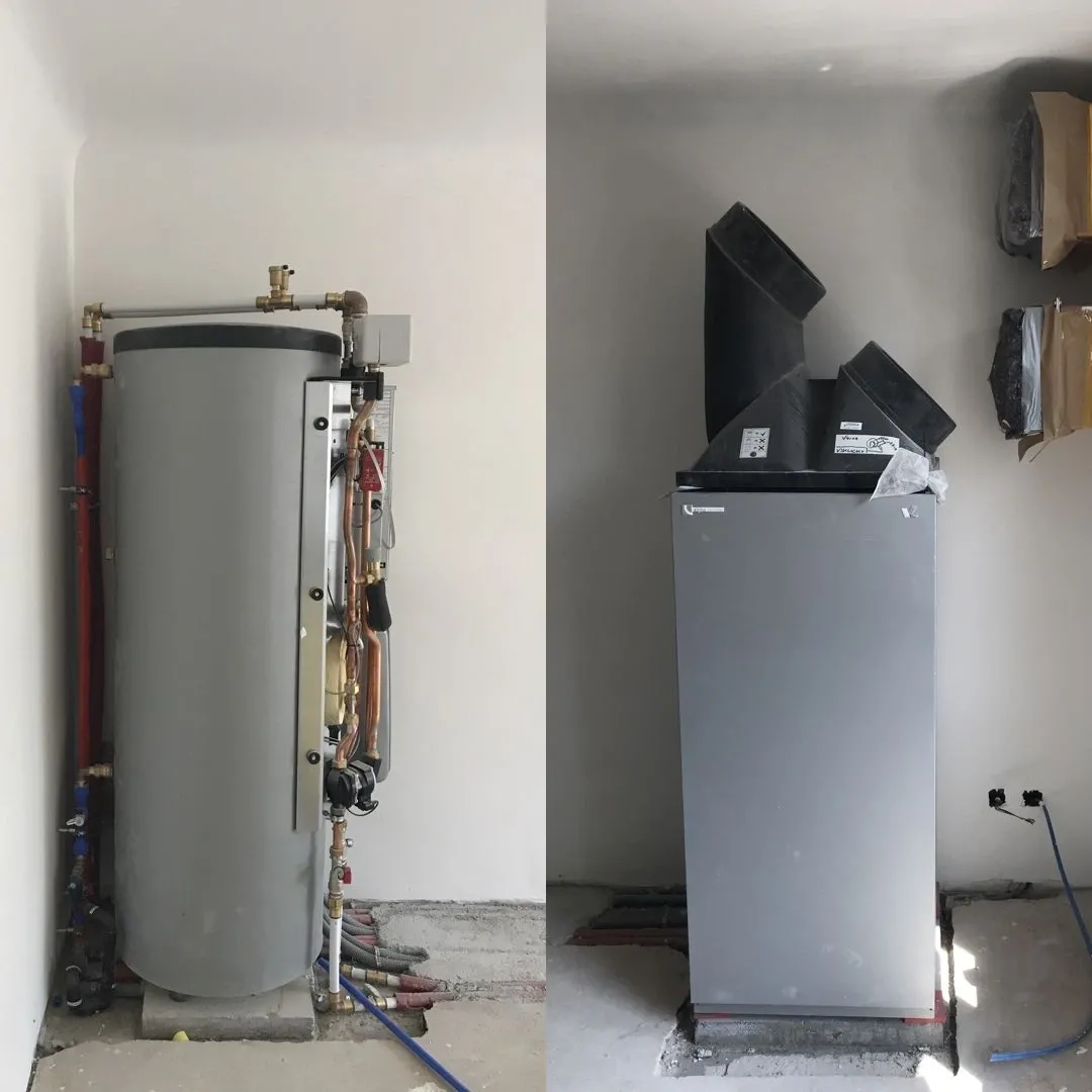 Compact Noise Control Solution for Air Heat Pump in an Apartment