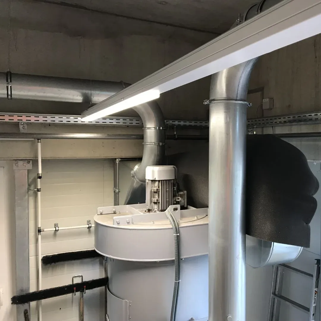 Soundproofing of Air Extraction System