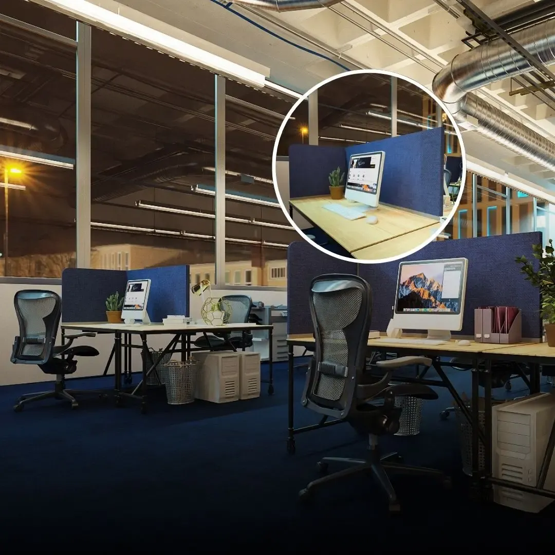 Acoustic Desk Separators for Credissimo Bulgaria