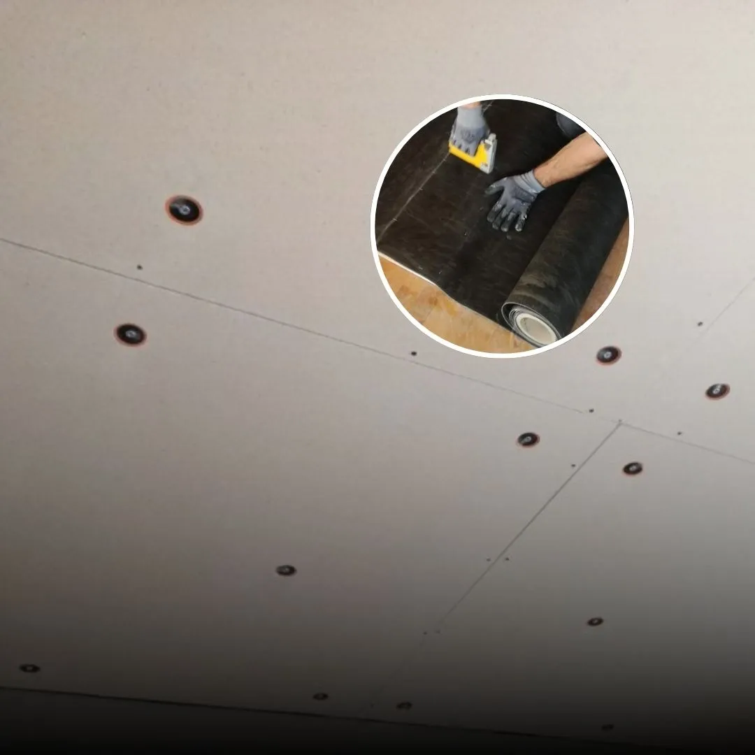 Ceiling Sound Insulation in a Residential Apartment