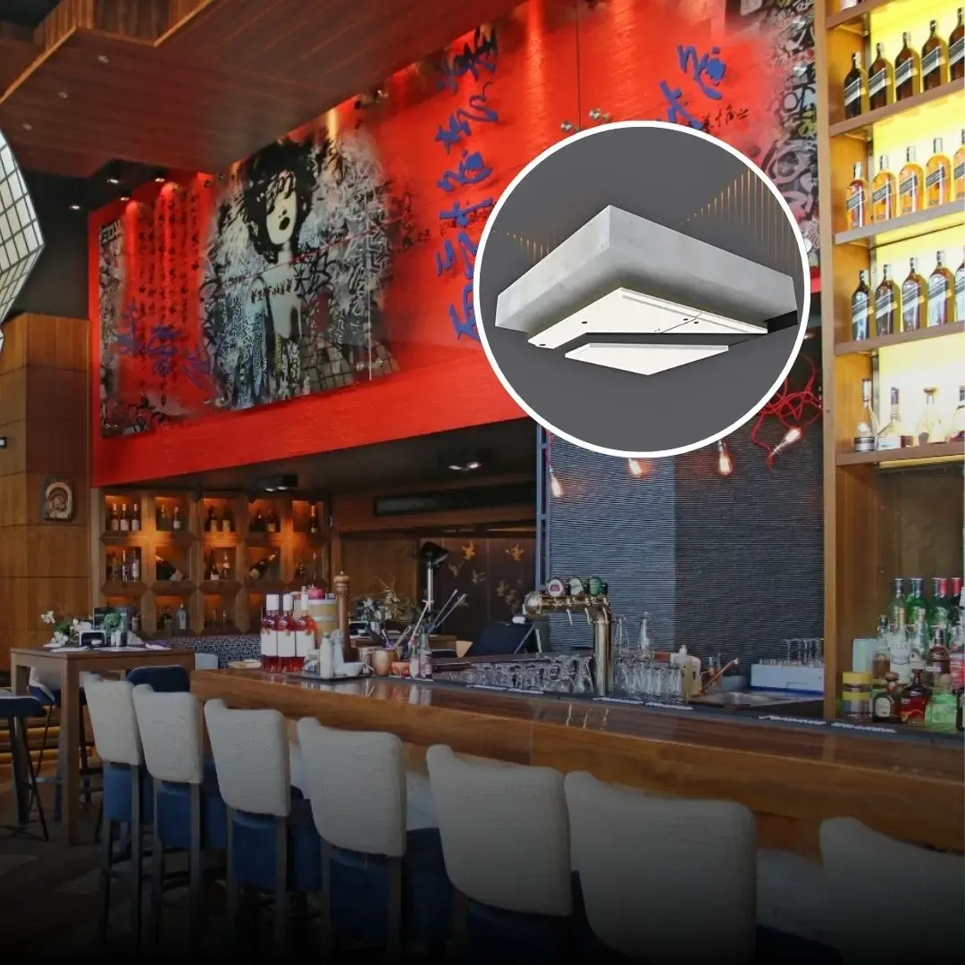 Soundproofing the Ceiling in SASA Restaurant
