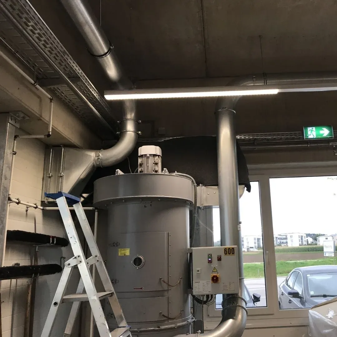 Soundproofing of Air Extraction System
