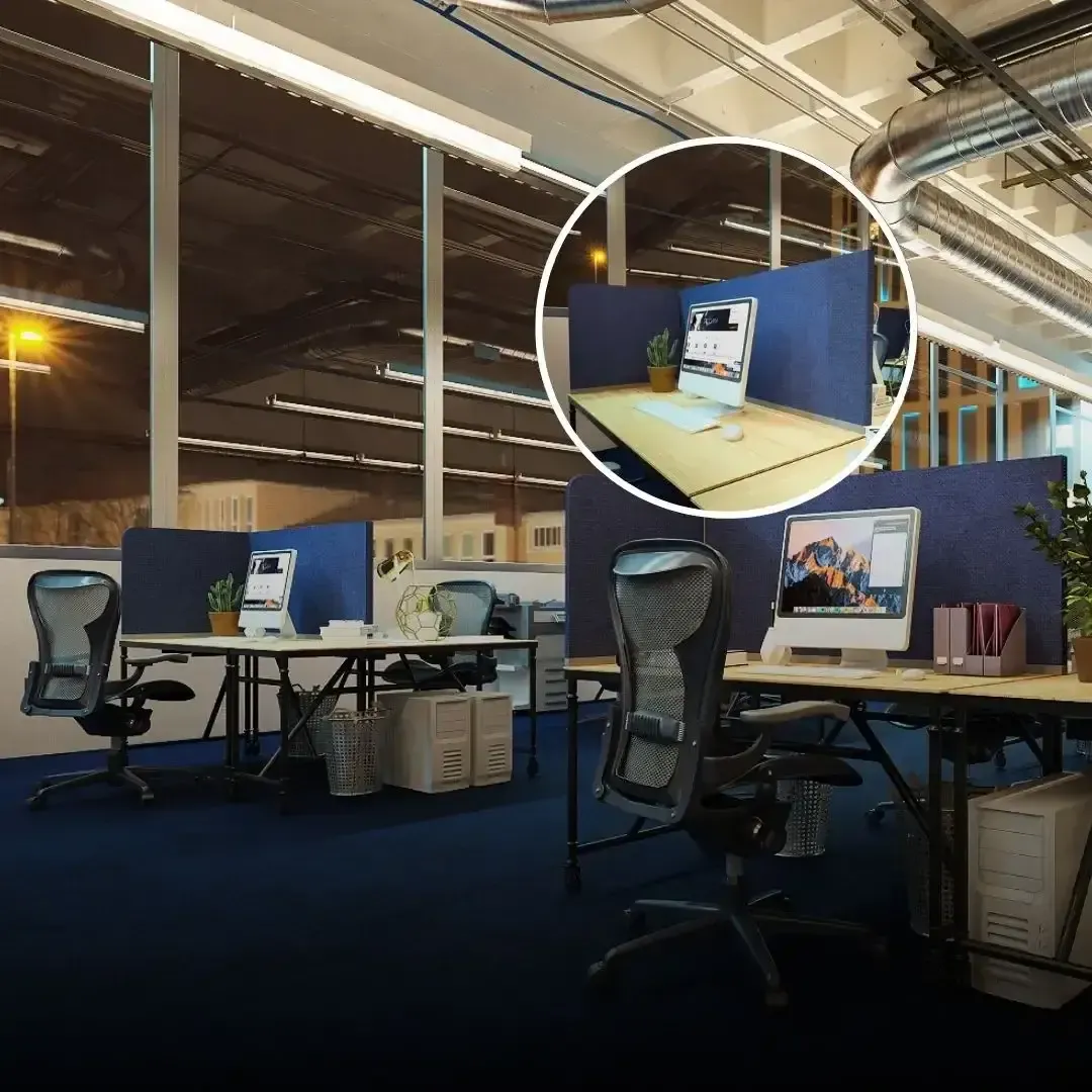 Acoustic Desk Separators for Credissimo Bulgaria