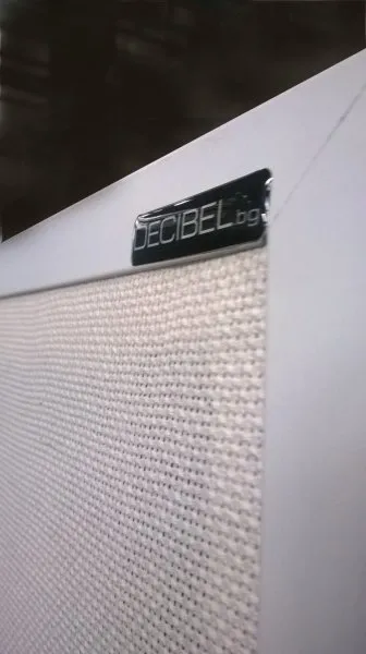 Аcoustic screen in an office with reverberation
