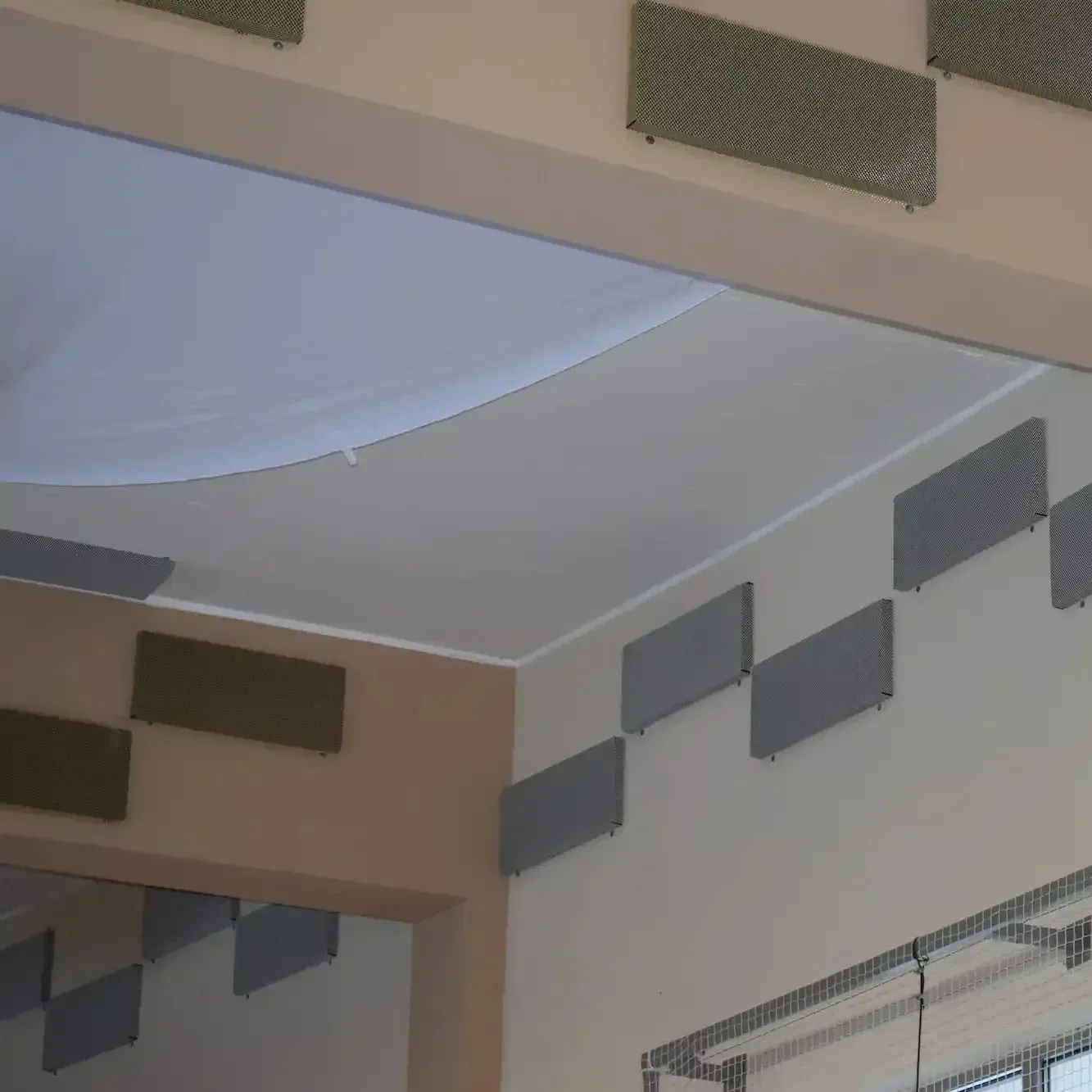 Reducing Echo in a School Gym with Acoustic Panels