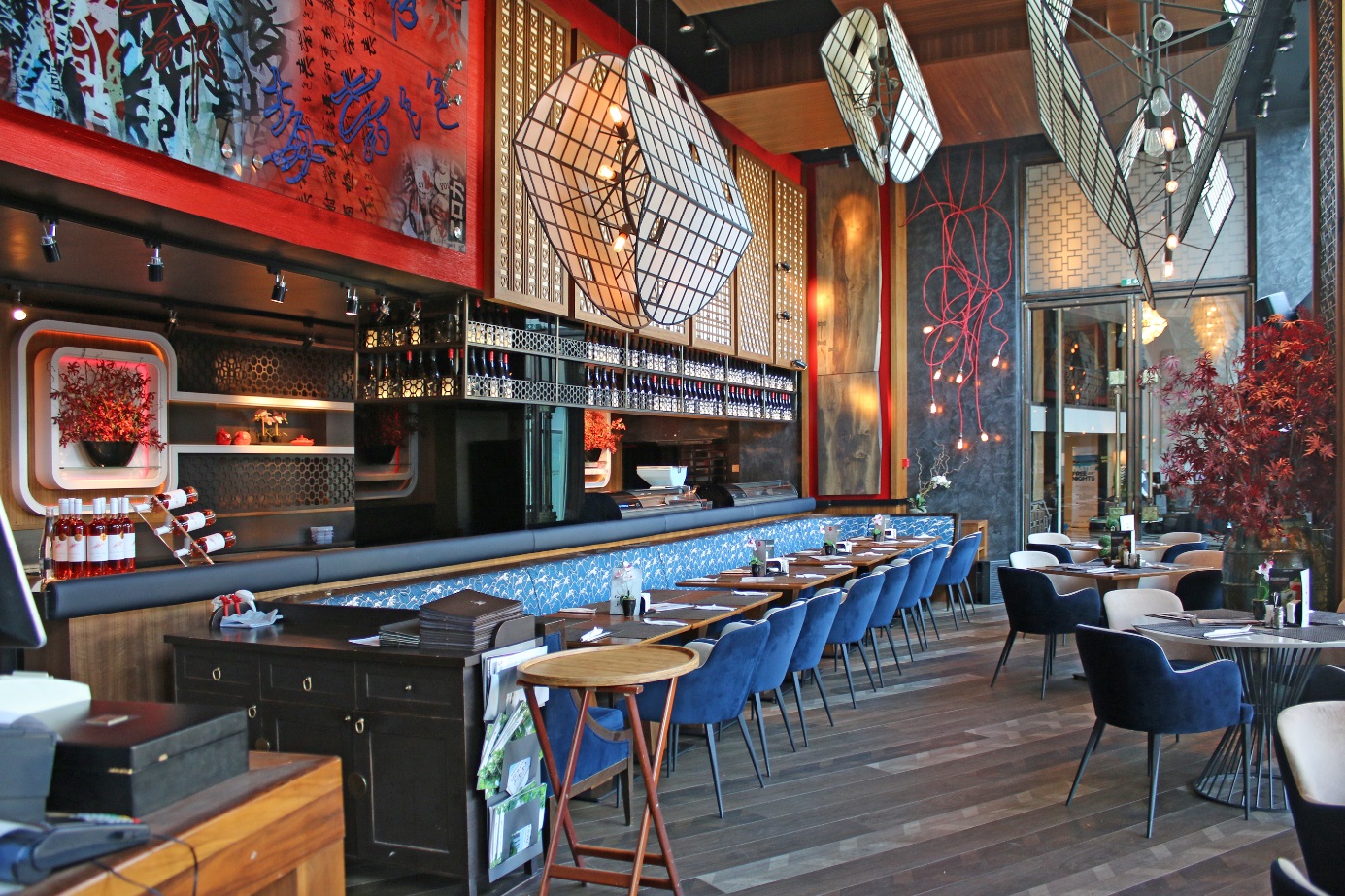 Decibel-Soundproofing ceiling in SASA restaurant 