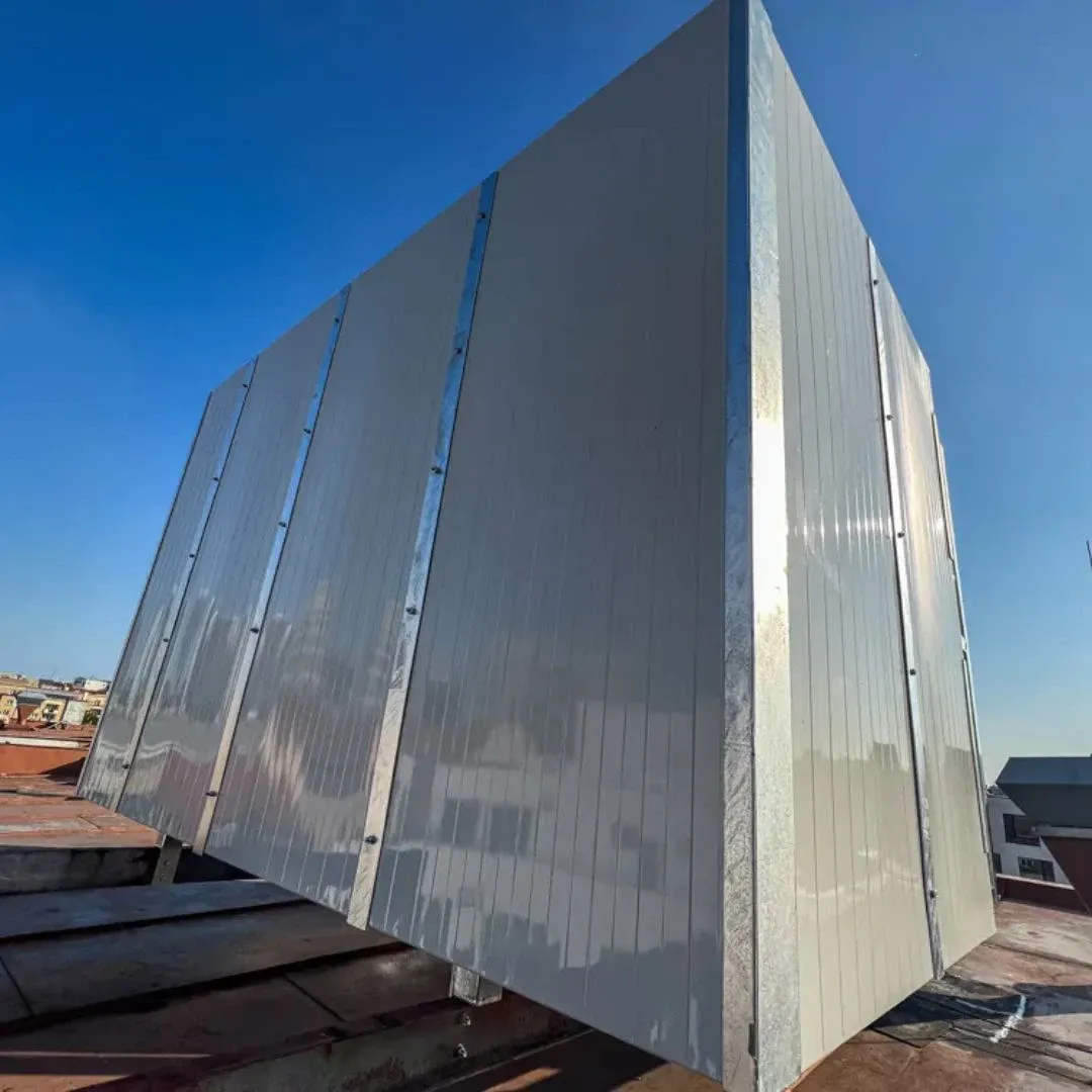 Soundproofing of Rooftop AC Unit with PZP Panels 