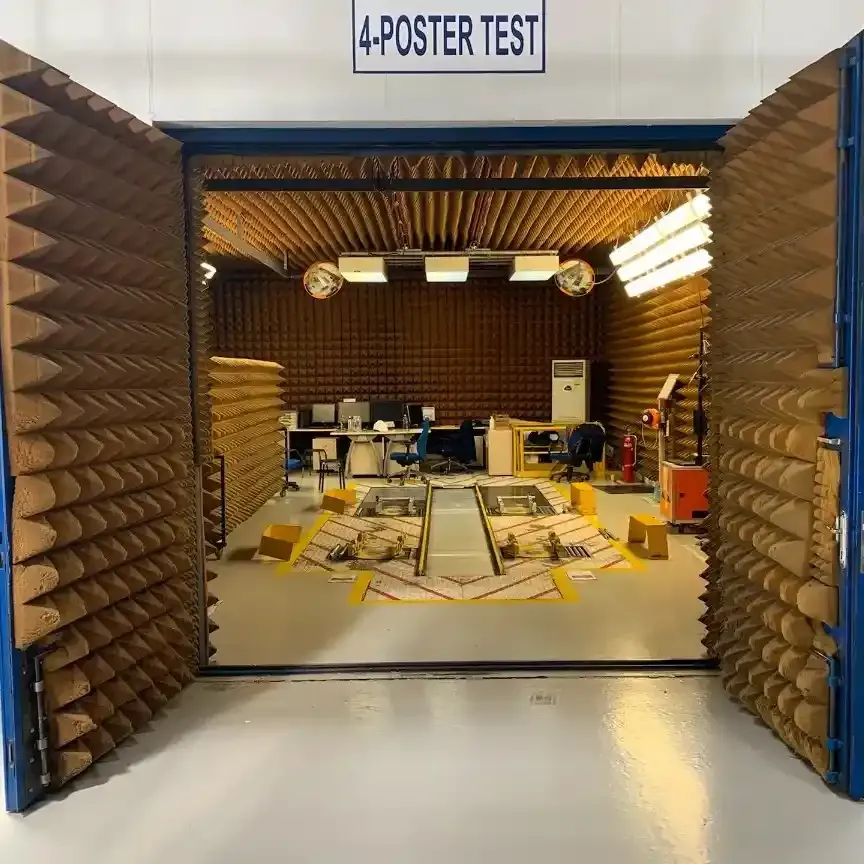 Industrial Acoustic Treatment for Vehicle Testing Room